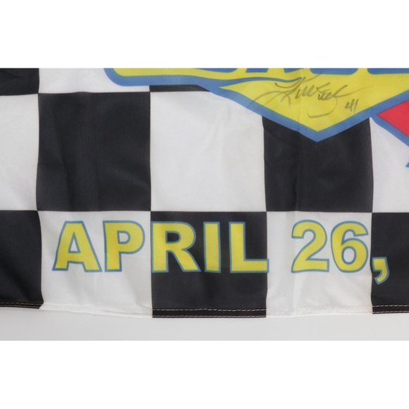Autographed Kurt Busch Nascar Sprint Cup Series Victory Lane Flag Toyota Owners - Picture 9 of 15